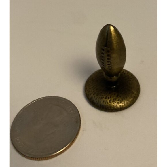 Football Game Piece Craft Sports Token Replacement Part Brass Metal Lot 4 - Picture 4 of 7